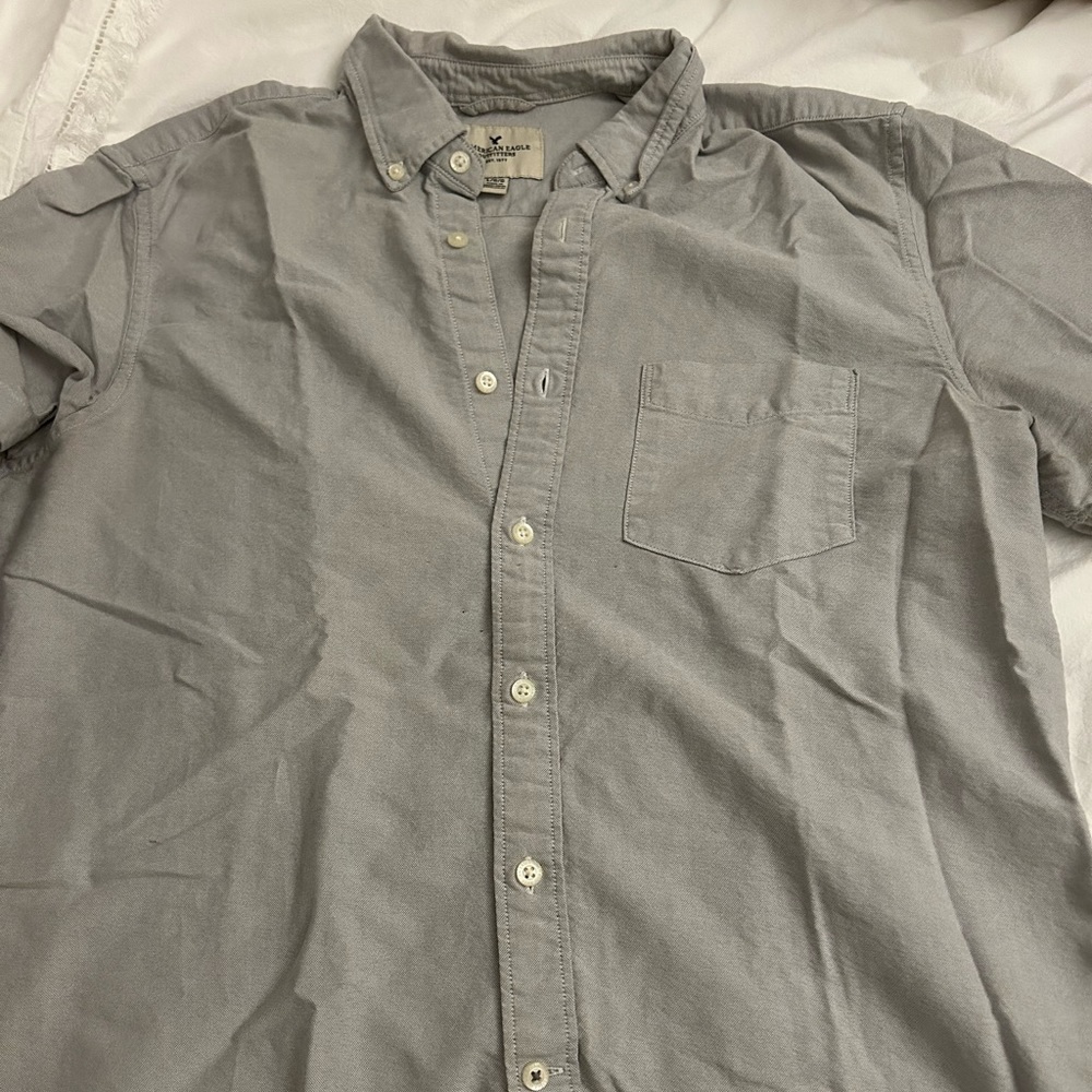 AE short sleeved button up